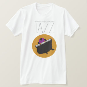 AmeriJazz Bella+Canvas Jersey Kortärmad T-Shirt