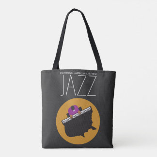 AmeriJazz Blk-Tote Tygkasse