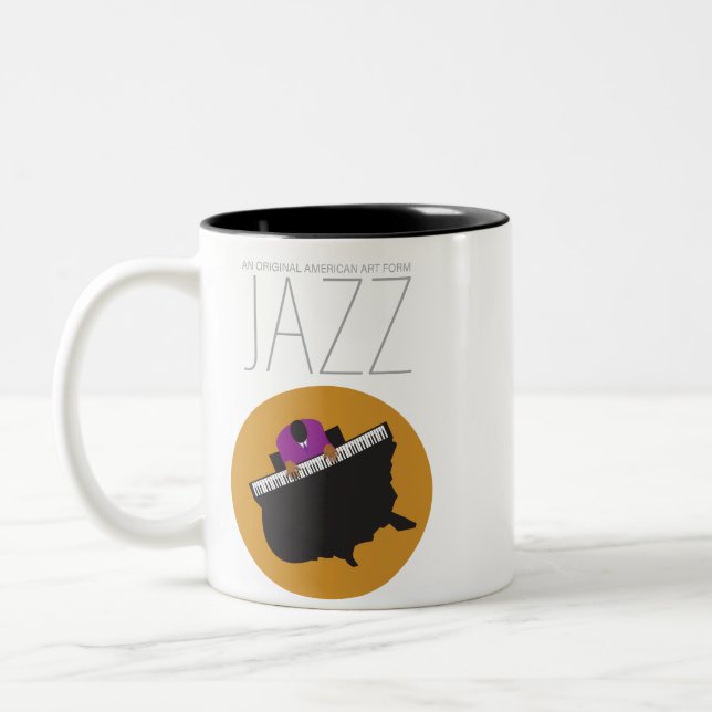 AmeriJazz Two-Tone Mugg (Vänster)