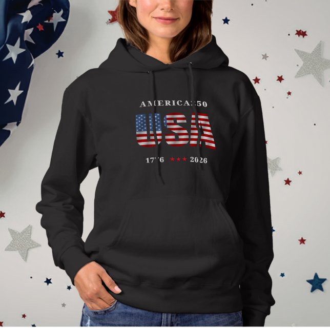 AMERIKA250 1776-2026 Firande T Shirt (AMERICA250 1776-2026 Celebration Hoodie - Ladies)