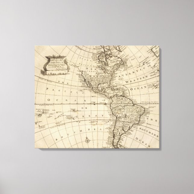 Amerika 10 canvastryck (Framsida)