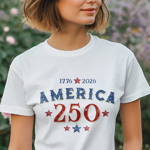 Amerika 1776 - 2026 250 år av självständighet t shirt