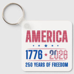 AMERIKA 1776 2026 250 år frihet Nyckelring
