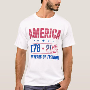 AMERIKA 1776 2026 250 år frihet T Shirt