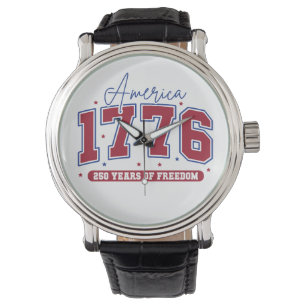 Amerika 1776 250 år av frihet Juli 2026 Armbandsur