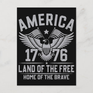 Amerika 1776 de frias land de tappras hem ea helg vykort