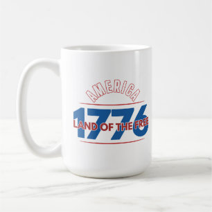 AMERIKA 1776 DE FRIAS LAND KAFFEMUGG