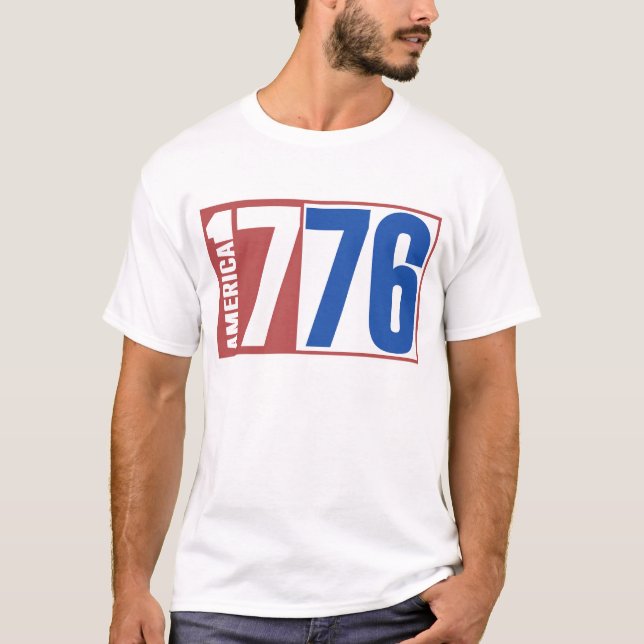 AMERIKA 1776  T SHIRT (Framsida)