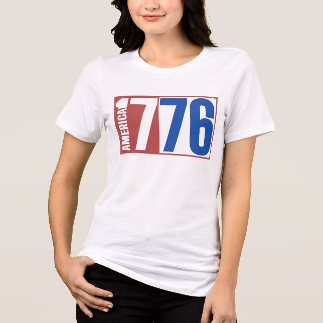 AMERIKA 1776  T SHIRT (Framsida)