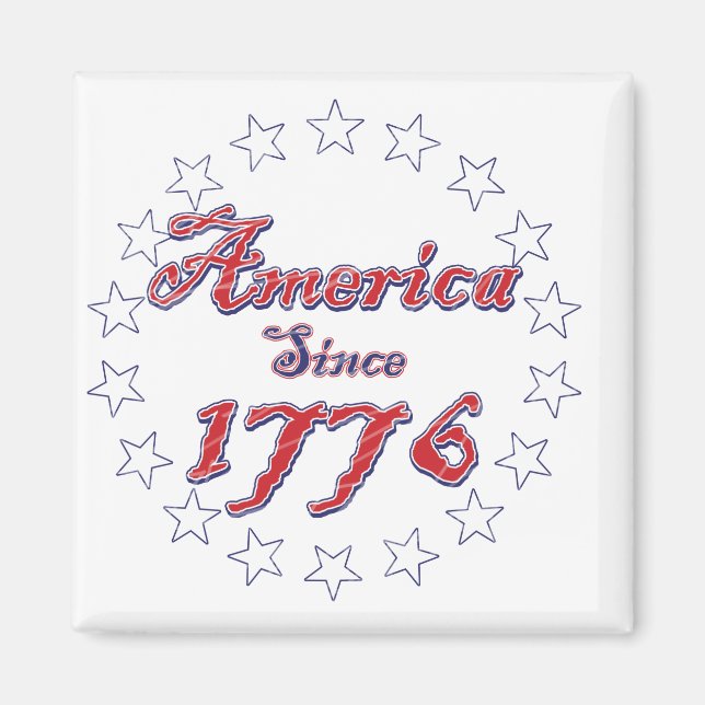 Amerika-1776-Vit-dispergerad.png Magnet (Framsidan)