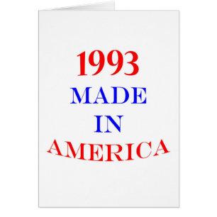 Amerika 1993 hälsningskort