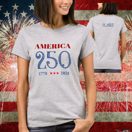 AMERIKA 250 1776-2026 Damtröja T Shirt