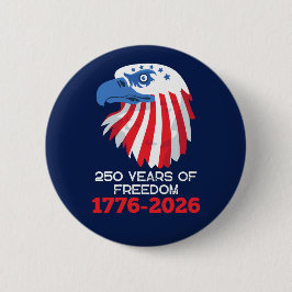 Amerika 250 år 1776 2026 250-årsjubileum knapp