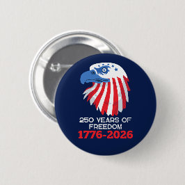 Amerika 250 år 1776 2026 250-årsjubileum knapp