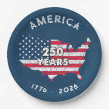 Amerika 250 År 1776–2026 USA Kartflagga Patriotisk