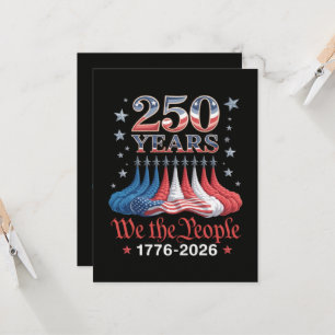 Amerika 250 år 4 juli inbjudningar