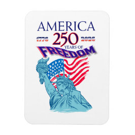 AMERIKA 250 ÅR AV FRIHET FRÄLSNINGENS STATY MAGNET