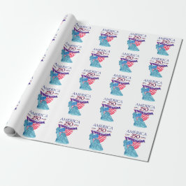 AMERIKA 250 ÅR AV FRIHET FRIHETSSTATYN PRESENTPAPPER