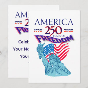 AMERIKA 250 ÅR AV FRIHET INBJUDNINGAR