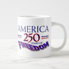 AMERIKA 250 ÅR AV FRIHET JUMBO MUGG