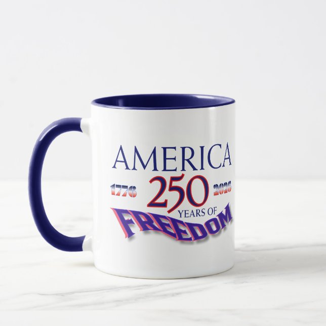 AMERIKA 250 ÅR AV FRIHET MUGG (Vänster)
