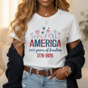 Amerika 250 år av frihet t shirt