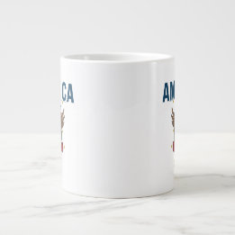 Amerika 250 år | Fosterlandet för de fria Jumbo Mugg