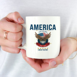 Amerika 250 år | Fosterlandets patriotiska Kaffemugg