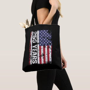 Amerika 250 År Retro Flagga 250-årsjubileum Tygkasse