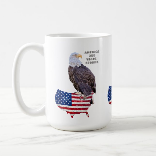 Amerika 250 år Stark Kaffemugg (Vänster)