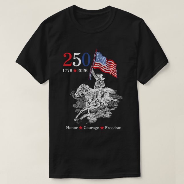 Amerika 250 År T-shirt (Design framsida)