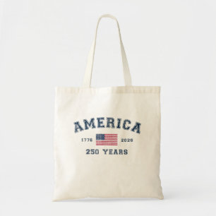 Amerika 250 år USA Förenta Staterna Flagga 4 juli Tygkasse