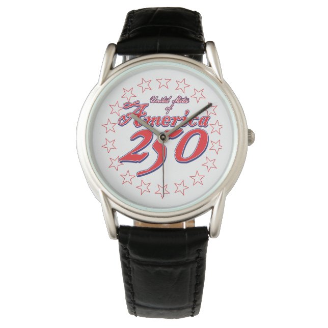 Amerika 250 armbandsur (Framsida)