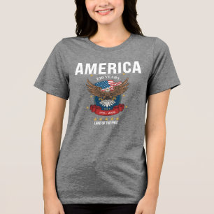 Amerika 250-årsjubileum Örn Röd Vit Blå T Shirt