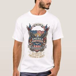 Amerika 250-årsjubileum T-shirt 1776 Frihet
