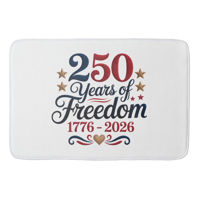 Amerika 250  badrumsmatta (Framsidan)