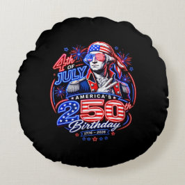 Amerika 250 Deuce Rund Kudde