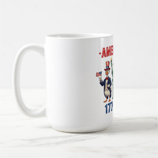 Amerika 250 Dumma Gäss Rolig Patriotisk Kaffemugge Kaffemugg