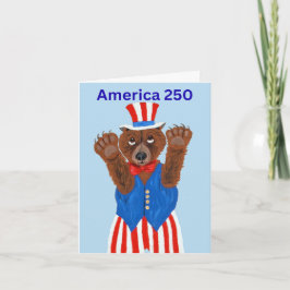 Amerika 250 Farbror Sam Björn Inbjudan