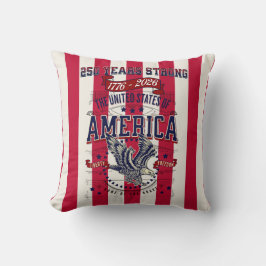 Amerika 250 Fjärde juli USA Kudde