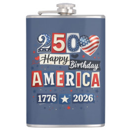 Amerika 250 Glad födelsedag | 4 juli 2026 Fickplunta