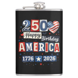 Amerika 250 Glad födelsedag | 4 juli 2026 Fickplunta