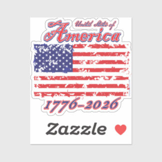 Amerika 250 klistermärken