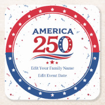 AMERIKA 250 - Personlig återträff Röd Vit Blå