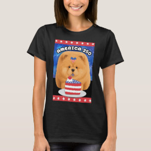 AMERIKA 250 Röd Chow T-Shirt