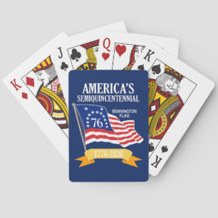 Amerika 250 Semiquincentennial 1776-2026 USA Casinokort