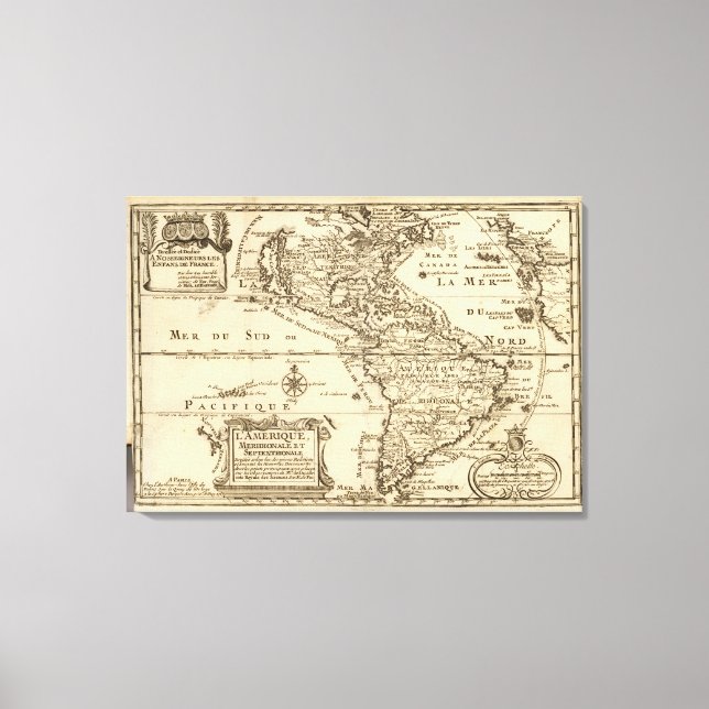 Amerika 2 canvastryck (Framsida)