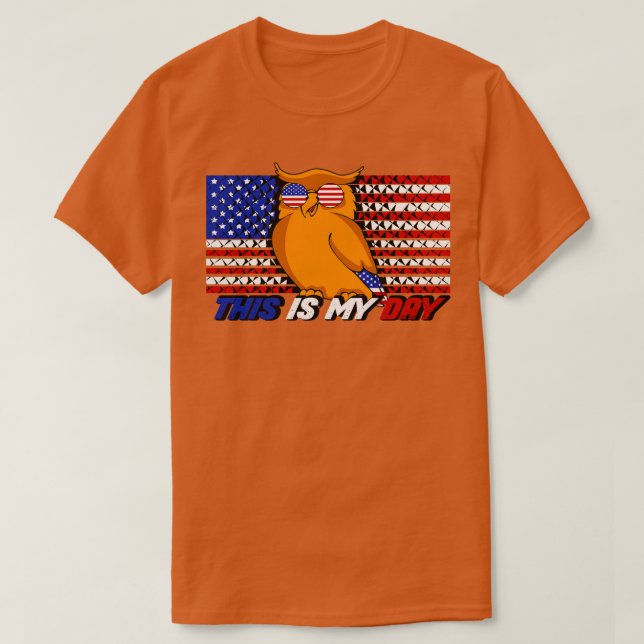 Amerika 4:e juli Patriotic helgdag (3) T Shirt (Design framsida)
