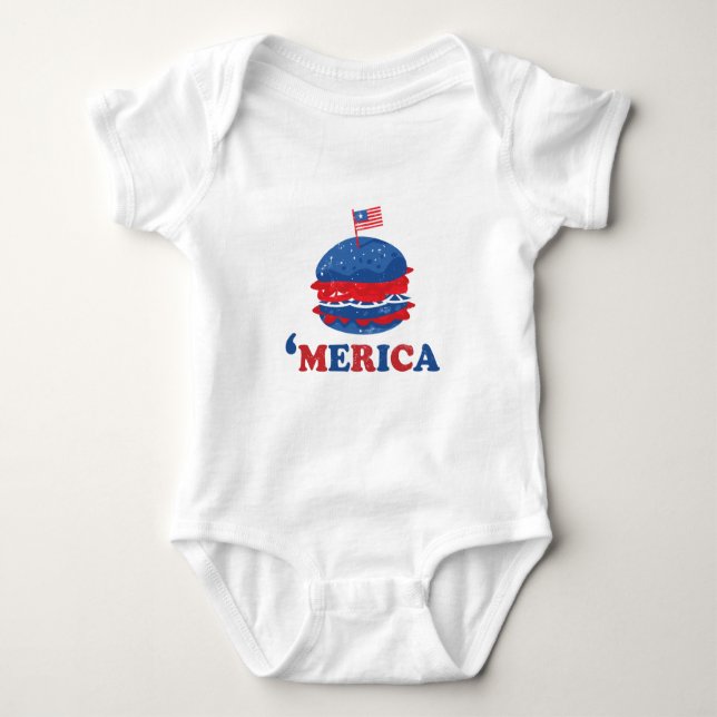 Amerika 4:e juli t shirt (Framsida)