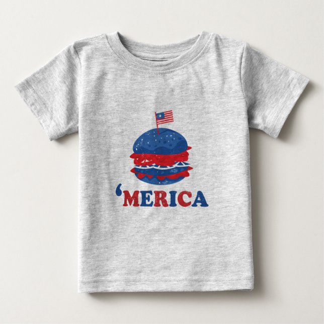 Amerika 4:e juli T-Shirt (Framsida)
